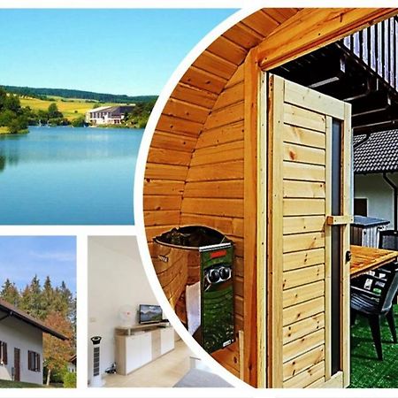 Seepark Kirchheim Ferienhaus Bei Vera Mit Sauna エクステリア 写真